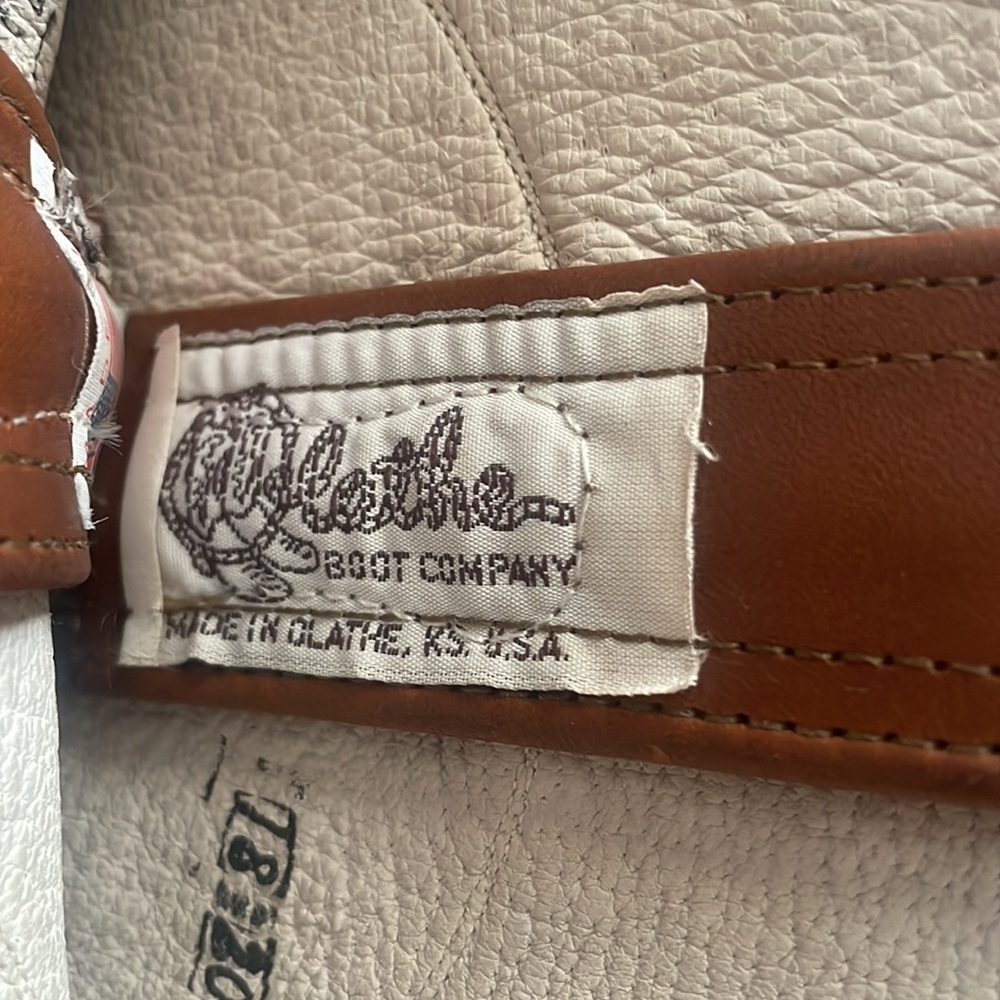 Olathe Leather Cowboy Boots with Vibram Biltrite Soles Made in the USA - Picture 5 of 11